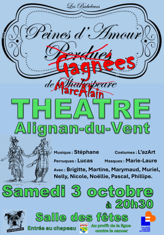 Représentation de l&rsquo;atelier théâtre du Foyer Royal