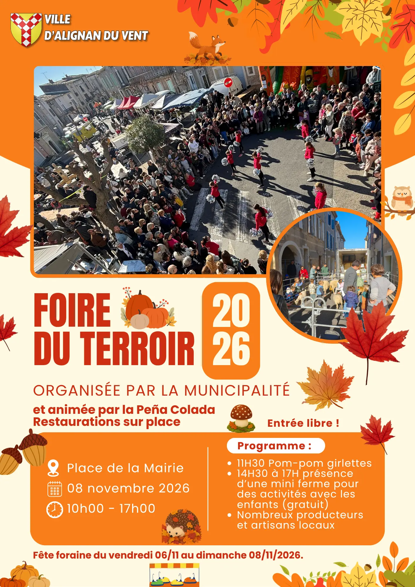 Foire du Terroir 2026 ! 🍂🍄‍🟫